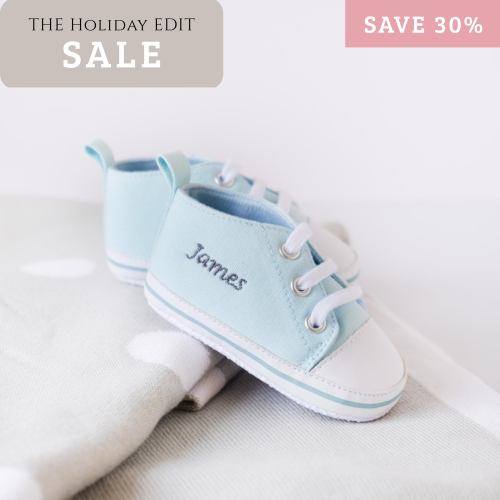 Baby Sneakers - Iced Aqua (Discount applied at checkout)